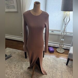 Abercrombie Sweater dress with slit soft af collection